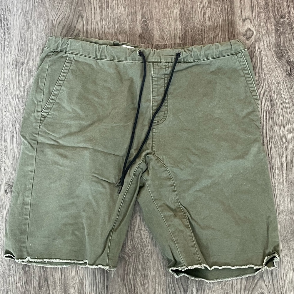 The Rail - Olive Green Casual Shorts